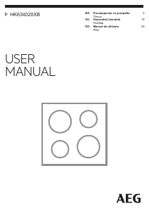 Manual AEG HK634020XB Plită