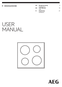 Brugsanvisning AEG HK654200XB Kogesektion