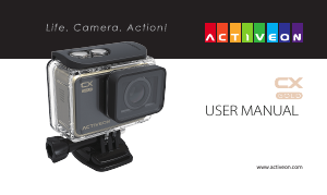 Manual Activeon CX Gold Action Camera