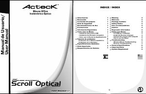 Manual de uso Acteck AM-1500RF Ratón