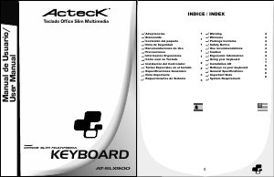 Manual de uso Acteck AT-SLX900 Teclado