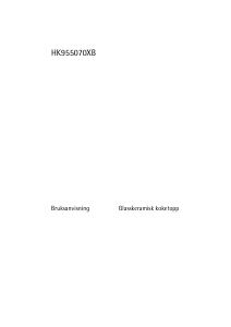 Bruksanvisning AEG HK955070XB Kokeplate