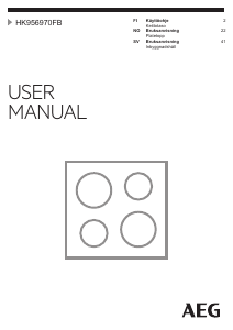 Käyttöohje AEG HK956970FB Keittotaso