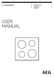 Brugsanvisning AEG IAE8488SFB Kogesektion