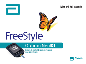 Manual de uso Abbott FreeStyle Optium Neo H Monitor de glucosa