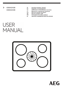 Manual AEG IDE84244IB Plită