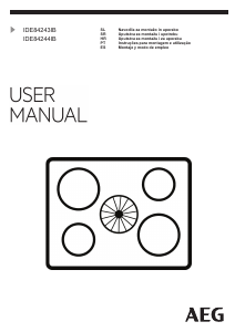 Manual de uso AEG IDE84244IB Placa
