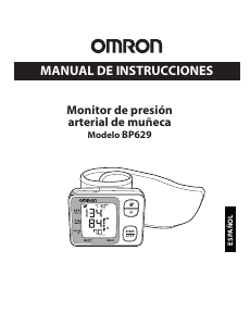 Manual de uso Omron BP629 Tensiómetro