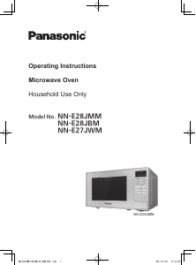 Manual Panasonic NN-E28JWM Microwave