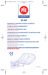 Εγχειρίδιο PiC Solution CS 410 Συσκευή παρακολούθησης της πίεσης στο αίμα