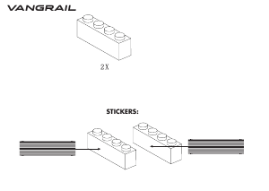 Manual Plusbricks set 018 Race Guardrail