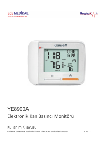 Kullanım kılavuzu Yuwell YE8900A Tansiyon aleti
