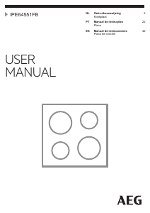 Manual de uso AEG IPE64551FB Placa