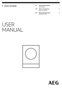 Handleiding AEG IWE41600KB Kookplaat