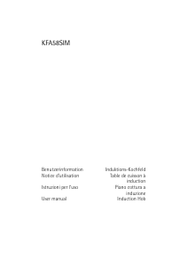 Manual AEG KFA58SIM Hob