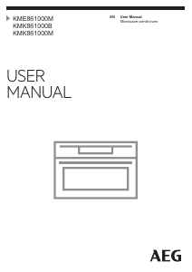 Manual AEG KMK861000B Microwave