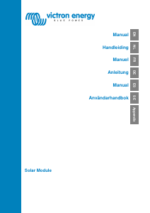 Manual de uso Victron Energy BlueSolar Panel solar
