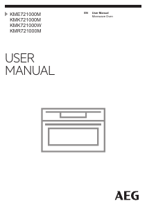 Manual AEG KMR721000M Microwave