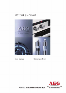 Manual AEG MC1752E-M Microwave
