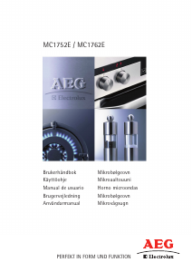 Manual de uso AEG MC1752E-W Microondas