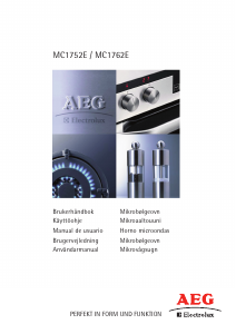 Käyttöohje AEG MC1762E-B Mikroaaltouuni