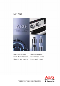 Manuale AEG MC1762E-B Microonde