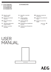 Manual AEG DVK7990HW Hotă