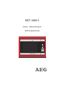 Bedienungsanleitung AEG MCC3060EA Mikrowelle