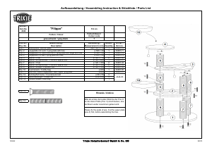Bedienungsanleitung Trixie Filippo Kratzbaum