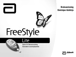 Käyttöohje Abbott FreeStyle Lite Verensokerimittari