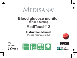 Handleiding Medisana MediTouch 2 Bloedglucosemeter