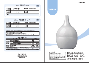 사용 설명서 보국 BKU-065UC 가습기