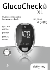 Bedienungsanleitung Aktivmed GlucoCheck XL Blutzuckermessgerät