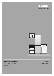 Brugsanvisning Asko RFN23841S Køle-fryseskab