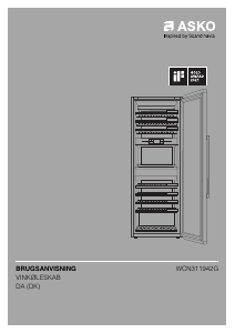 Brugsanvisning Asko WCN311942G Vinkøleskab