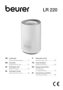 Manuale Beurer LR 220 Purificatore d'aria