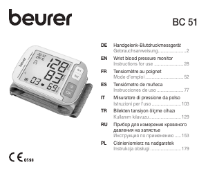 Handleiding Beurer BC 51 Bloeddrukmeter