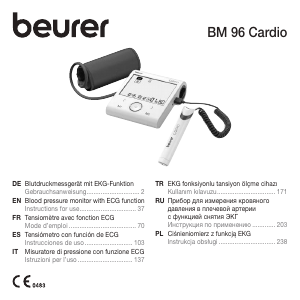 Manual Beurer BM 96 Cardio Blood Pressure Monitor