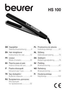 Bedienungsanleitung Beurer HS 100 Haarglätter