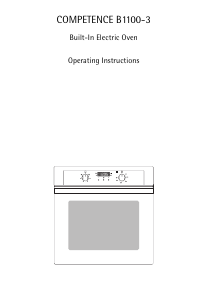 Manual AEG B1100-3-W Oven