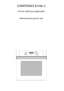 Manual de uso AEG B1100-3-W Horno