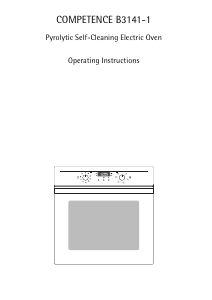 Manual AEG B3141-1-W Oven