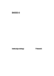 Instrukcja AEG B4000-5-LG Piekarnik