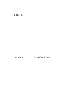 Manual AEG B4101-5-A Oven