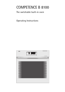 Manual AEG B8100-A Oven