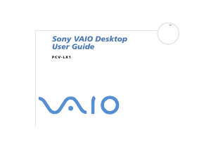 Handleiding Sony PCV-LX1 Vaio Desktop