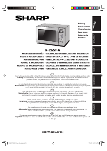 Manual Sharp R-26ST-A Microwave