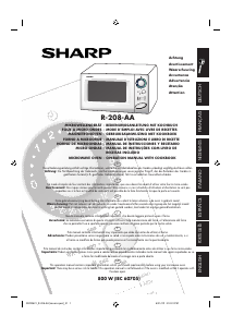 Bedienungsanleitung Sharp R-208W-AA Mikrowelle