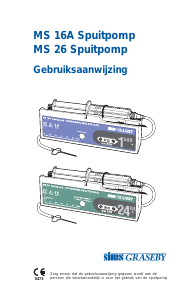 Handleiding SIMS Graseby MS 26 Spuitpomp