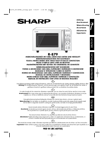 Manual Sharp R-879-A Microwave